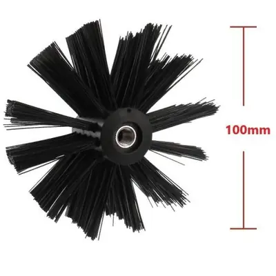 Image de Brosse de Cheminée - Tête & Tige Hexagonale 100-200mm