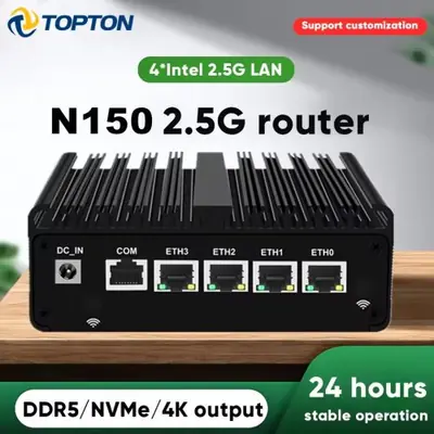 Mini PC Silencieux avec Routeur Pare-Feu PFsense et NVMe