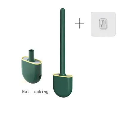Image de Brosse WC Silicone Flexible - Nettoyage Hygiénique & Pratique