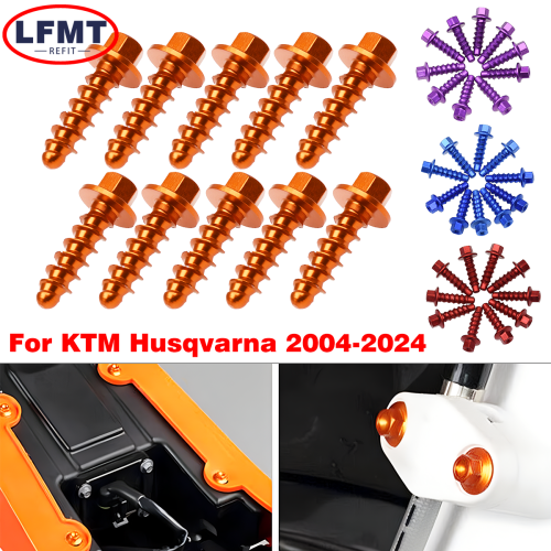 Afbeelding van CNC Aluminium Schroefkit voor Husqvarna & KTM Motocross