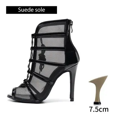 Image de Bottines de Danse Élégantes pour Femme - Talons Hauts & Confortables