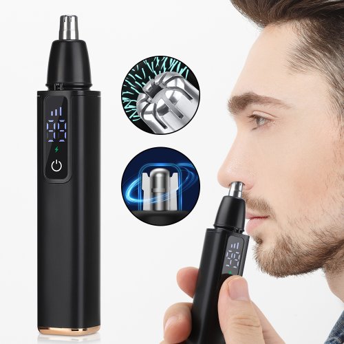 Immagine di Tagliacapelli Elettrico Professionale per Naso e Barba – Ricaricabile, Indolore, Lavabile e Unisex