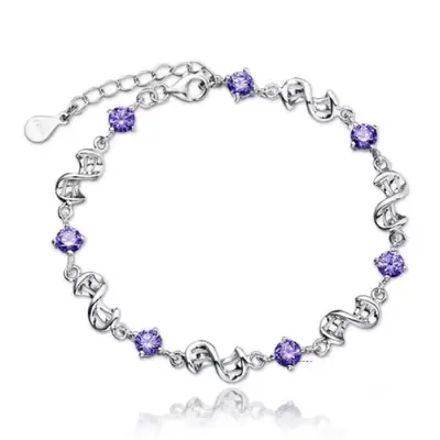 Image de Bracelet Trèfle en Argent 925 - Porte-Bonheur Élégant
