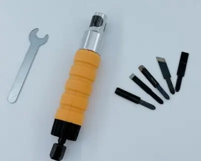 Image de Moteur de Polissage Rotatif avec Arbre Flexible - Outil Multifonction pour Bijouterie