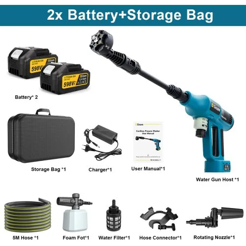 2 batterijen 1 stekker