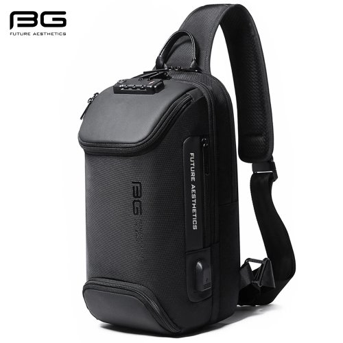 Zdjęcie Męska torba crossbody z USB – stylowa i bezpieczna