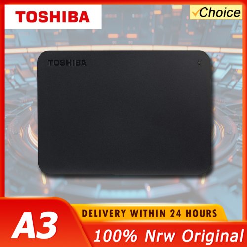 Immagine di Toshiba Canvio Basics Disco Rigido Esterno Portatile da 500 GB o 1 TB, USB 3.0, Nero – Archiviazione Affidabile per PC e Mac