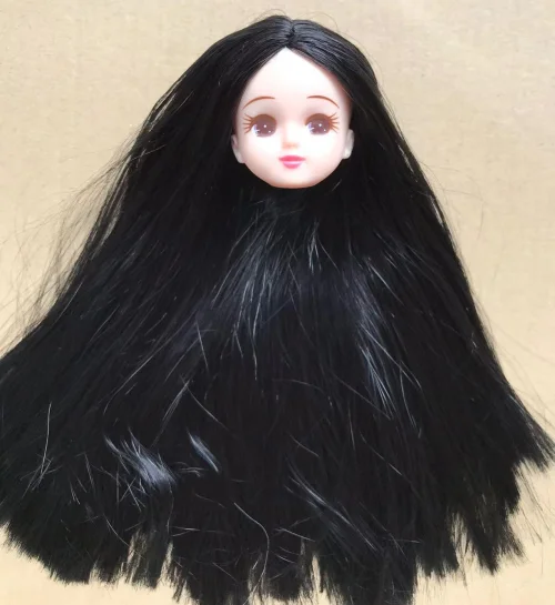 Schwarz lang haar