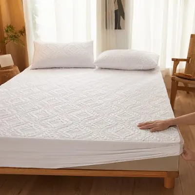 Image de Protège-matelas Imperméable et Respirant en Drap-Housse - 90x200 à 200x220 cm