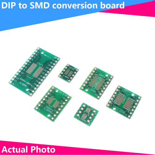 Imagen de Kit Adaptador SMD a DIP - Convierte Componentes SMT a DIP Fácilmente