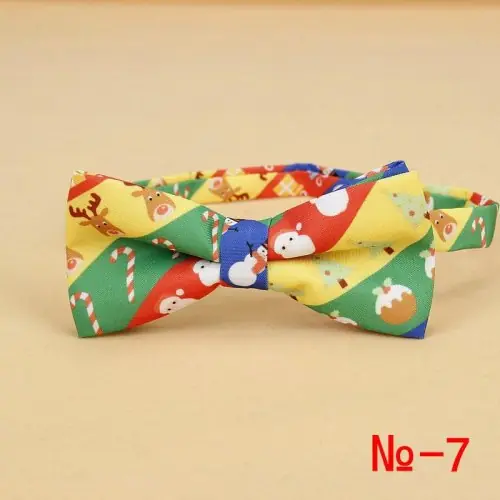 Image de Papillon de Noël en Coton - Motif Flocon & Arbre