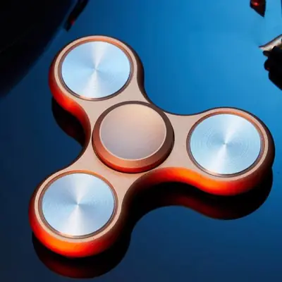 Image de Spinner Anti-Stress en Aluminium - Design Heptagonal Élégant