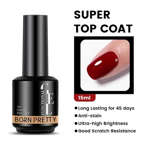 Image de Vernis Gel Rose Laiteux Pailleté - Auto-Nivelant & Semi-Permanent