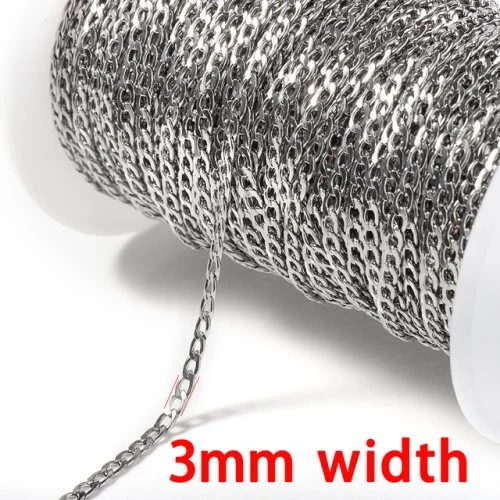3mm cubaans ketting