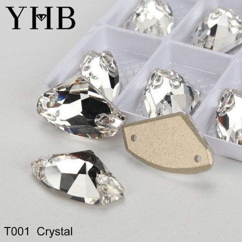 Image de Strass Cristal AB Clair de Lune - Pierres à Coudre pour Vêtements & Sacs