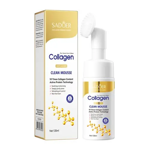 Image de Mousse Nettoyante Visage Collagène - Hydratation & Fermeté