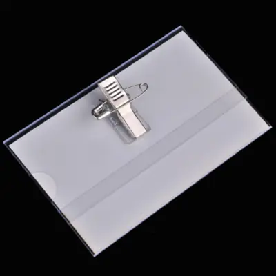 Image de Porte-badge Transparent 5 Pièces - Pratique & Professionnel