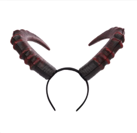 Afbeelding van Gothic Duivelshoorns Haarband - Realistisch & Stijlvol