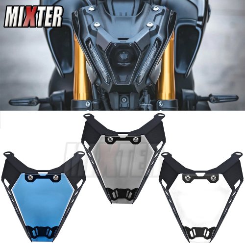 Imagen de Protector de Faro para Yamaha MT-09 Gen3 2021-2023 y FZ-09 - Cubierta Protectora Antiarañazos y Antichoque para Moto