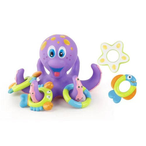 Afbeelding van Octopus Badspeelgoed voor Kinderen – Interactief Water Speelgoed voor Zomerzwembad en Strand, Educatief en Veilig voor Baby’s en Peuters
