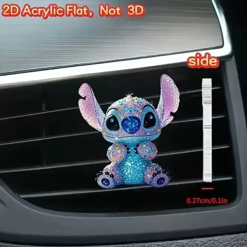 Image de Stitch Acrylique Kawaii - Déco Voiture Disney