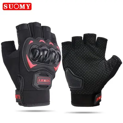 Image de Gants de Moto et Vélo Demi-Doigt - Confort & Protection