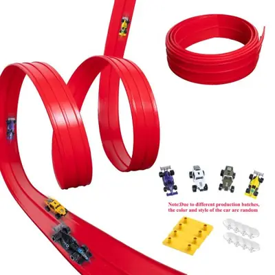 Piste de Course Flexible pour Enfants - Jeu de Voitures 1:64