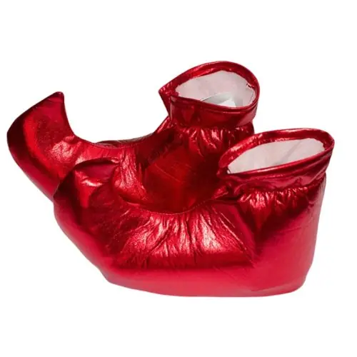 Image de Couvre-chaussures Clown Métallique Adulte - Accessoire Festif