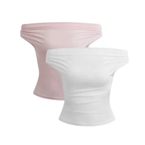 Pink and white