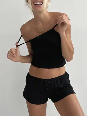 Image de Pyjama Y2K Dentelle - Ensemble 2 Pièces Femme