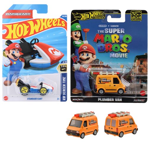 Bild von Hot Wheels Super Mario Bros. Klempner Van – Original Diecast Modellauto 1:64