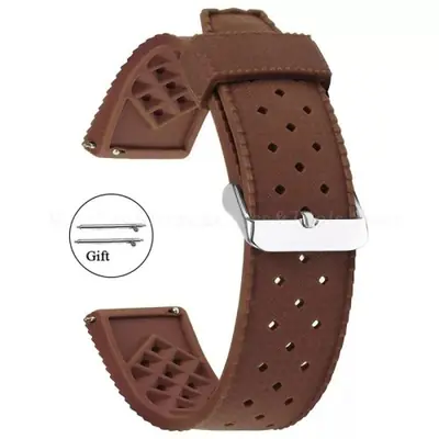 Image de Bracelet Montre Silicone Tropic 20/22mm - Étanche & Rapide