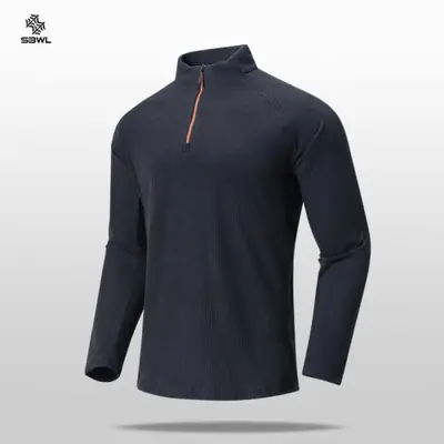 Image de T-shirt de sport à manches longues séchage rapide pour hommes