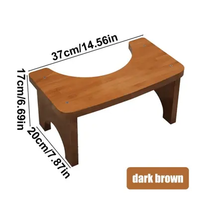 Tabouret de Toilette Portable en Bambou