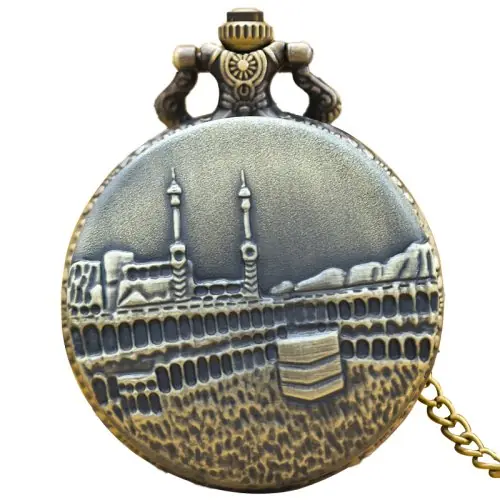 Image de Montre de Poche Vintage Bronze - Style Château