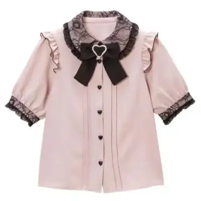 Image de Chemisier Lolita Kawaii Été - Style Japonais Y2K Chic