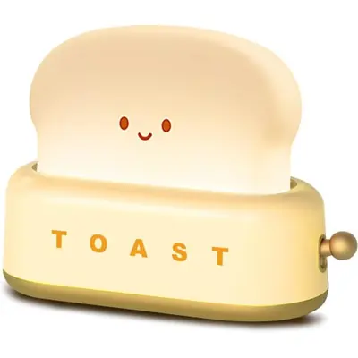 Image de Lampe Veilleuse Kawaii Pain Grillé
