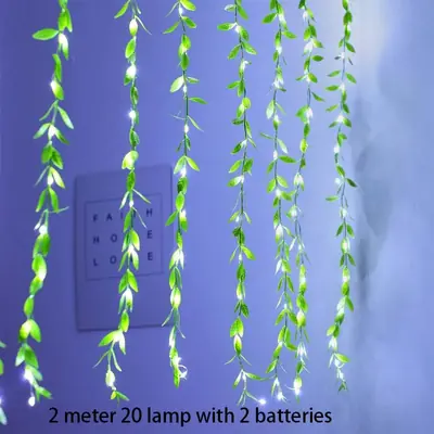 Lampe Rideau de Saule Lumineuse - Décoration Élégante