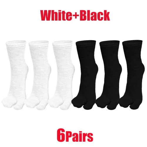 6Pairs-weiß schwarz