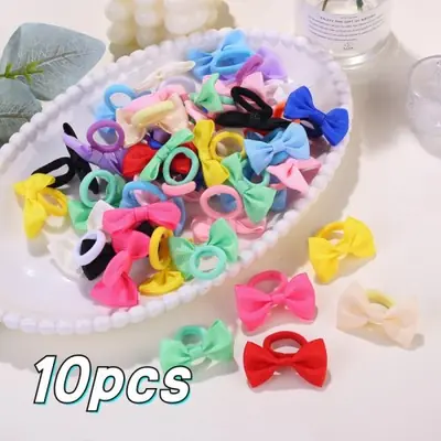 Image de Attaches de Cheveux Élastiques Mignonnes - Lot de 10 à 40 Pièces