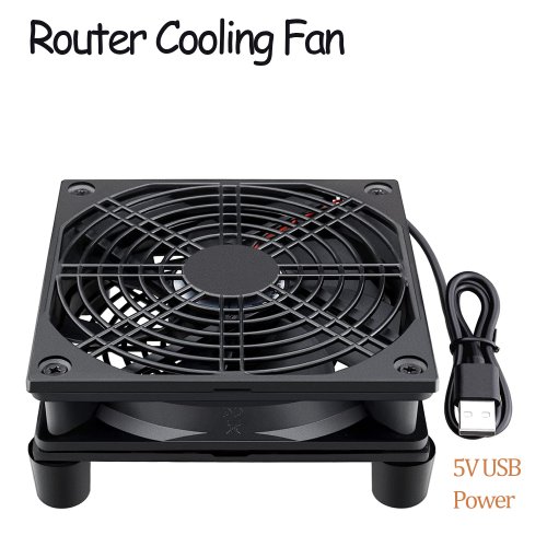 Image de Ventilateur USB 120mm pour Refroidissement PC, Xbox, Routeur & TV Box