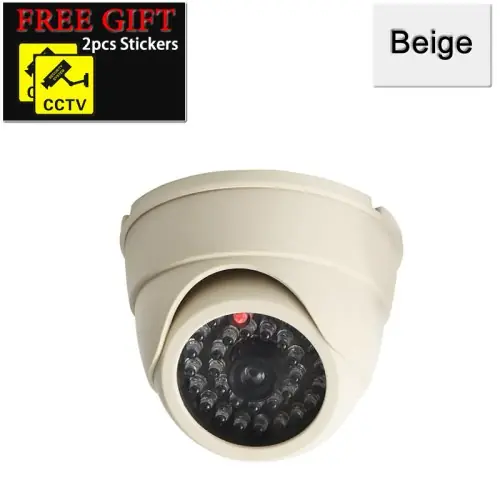 Image de Caméra Factice LED Clignotante - Sécurité Visuelle