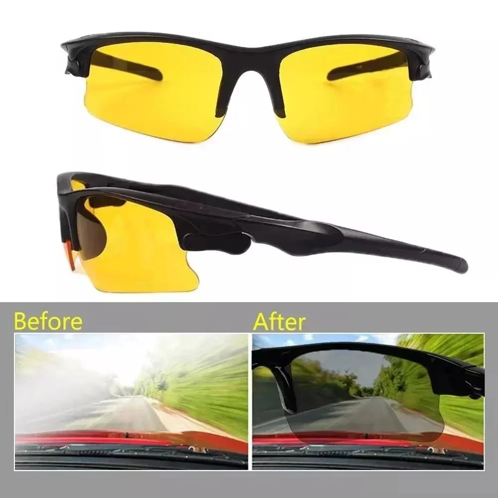Imagen de Gafas de Visión Nocturna para Conducción con Tecnología Antideslumbrante y Mejora de Luz para Día y Noche