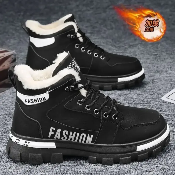 Image de Bottes de Neige Homme Chauffantes & Antidérapantes