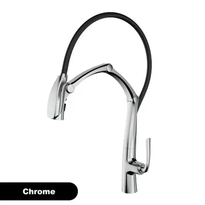 Image de Robinet de Cuisine Luxe Sans Contact avec LED et Pulvérisateur 3 Fonctions