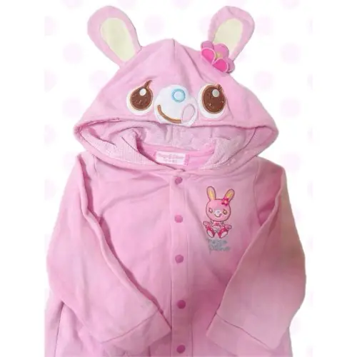 Image de Veste Lapin Kawaii à Capuche - Style Y2K Doux & Mignon