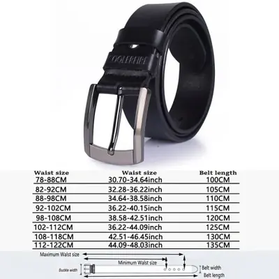 Image de Ceinture Homme Cuir Véritable Luxe