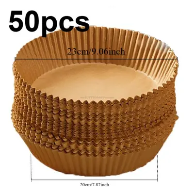 Image de Papier Cuisson pour Friteuse à Air 20 cm - Jetable & Pratique
