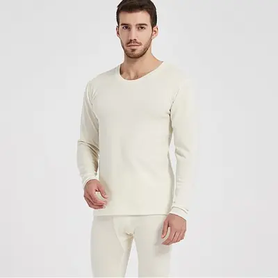 Image de Ensemble Sous-Vêtements Homme Laine Mérinos Chauffant
