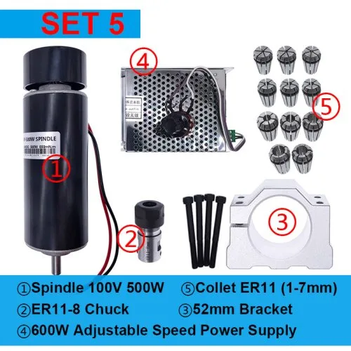 100 V 500 W 5
